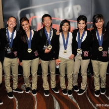 IDK from San Diego, CA wins the gold placing 1st in the Varsity Division at the Hip Hop Internationals USA Hip Hop Dance Championship Finals held at the Red Rock Resort in Las Vegas, NV. The event took place on Tuesday, July 26, 2011. Photo by Sthanlee B. Mirador_Pacific Rim Photo Press.