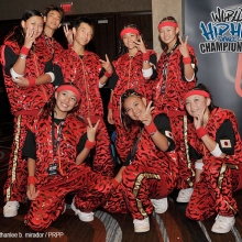 Typhoon! from Japan competing in the Varsity Division at the Hip Hop International World Hip Hop Dance Championship Preliminaries held at the Red Rock Resort in Las Vegas, NV. The event took place onWednesday, July 27, 2011. Photo by Sthanlee B. Mirador_Pacific Rim Photo Press.