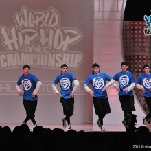 Ruff Diamond from the U.K. competing in the Varsity Division at the Hip Hop International World Hip Hop Dance Championship Semi Finals - Day 5 held at the Red Rock Resort in Las Vegas, NV. The event took place on Friday, July 29, 2011. Photo by Sthanlee B. Mirador_Pacific Rim Photo Press.