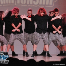 Sorority of New Zealand competing in the Varsity Division at the Hip Hop International World Hip Hop Dance Championship Semi Finals - Day 5 held at the Red Rock Resort in Las Vegas, NV. The event took place on Friday, July 29, 2011. Photo by Sthanlee B. Mirador_Pacific Rim Photo Press.