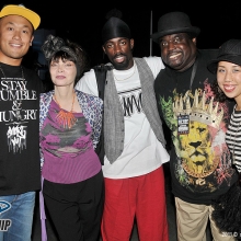 Jonathan Bayani AKA Bionic, Toni Basil, J-Boogie, Don Campbellock Campbell &amp; Tiffany Bong at the Hip Hop International World Hip Hop Dance Championship Finals held at the Orleans Arena in Las Vegas, NV. The event took place on Sunday, July 31, 2011. Photo by Sthanlee B. Mirador_Pacific Rim Photo Press.