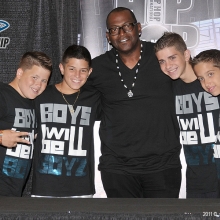Randy Jackson &amp; ICONic Boyz at the Hip Hop International World Hip Hop Dance Championship Finals held at the Orleans Arena in Las Vegas, NV. The event took place on Sunday, July 31, 2011. Photo by Sthanlee B. Mirador_Pacific Rim Photo Press.