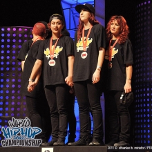 ReQuest of New Zealand places 2nd in the Adult Division winning the Silver Medal at the Hip Hop International World Hip Hop Dance Championship Finals held at the Orleans Arena in Las Vegas, NV. The event took place on Sunday, July 31, 2011. Photo by Sthanlee B. Mirador_Pacific Rim Photo Press.